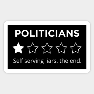 Politicians Review Magnet